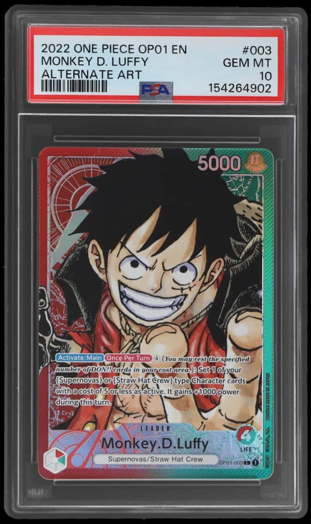 2022 One Piece Romance Dawn Alternate Art Monkey D. Luffy #OP01003