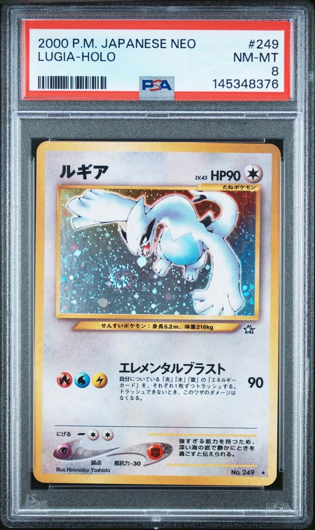 Lugia Pokemon 2000 Holo Neo Genesis Japanese 249 PSA 6