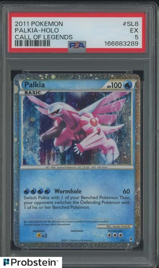 2011 POKEMON CALL OF LEGENDS #SL8 PALKIA-HOLO CALL OF LEGENDS PSA 5