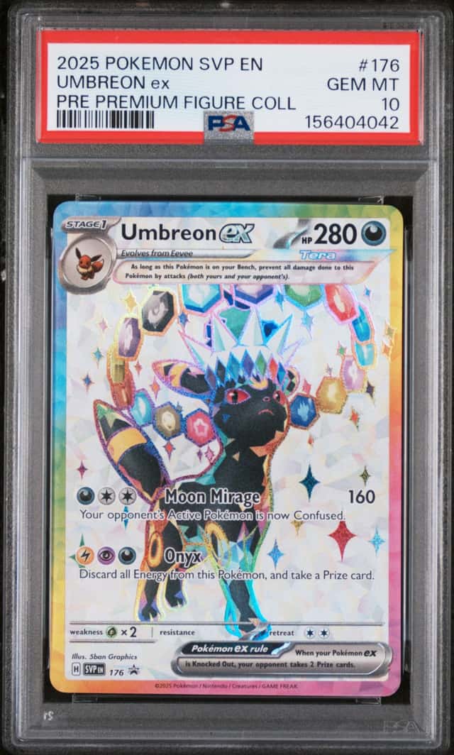 2025 Pokemon SV Black Star Promos Umbreon ex 2025 #176 PSA 10 GEM MINT