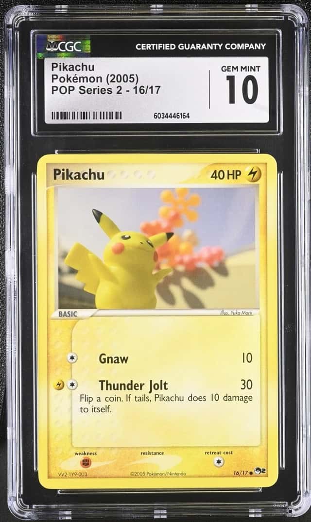 Pokemon Pikachu Pop Series 2 16/17 CGC 10 Gem Mint