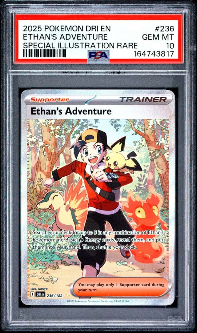 Pokemon pokemon Graded Ethan's Adventure #236 - Destined Rivals - PSA 10 GEM