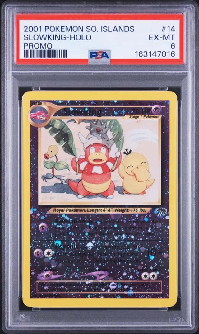 2001 POKEMON SOUTHERN ISLANDS PROMO #14 SLOWKING-HOLO PSA 6