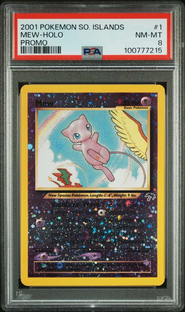 2001 Pokemon Mew 1 PSA 8 Southern Islands