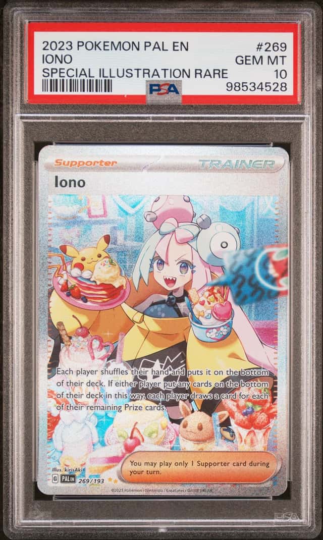 Iono Special Illustration Rare Pokemon Scarlet & Violet Paldea Evolved PSA 10