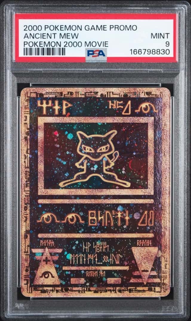 2000 POKEMON GAME MOVIE POKEMON 2000 MOVIE ANCIENT MEW PSA 9