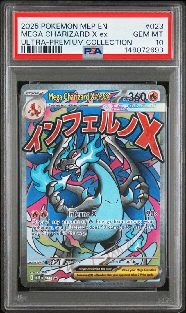 Pokemon Mega Charizard X Ex MEP Ultra Premium Coll #023 PSA 10 Gem Mint