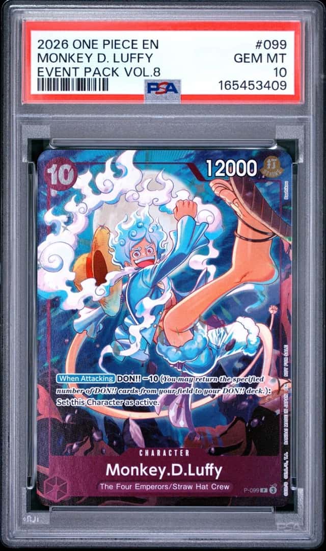 2026 ONE PIECE EVENT PACK VOL.8 #099 MONKEY D. LUFFY PSA 10