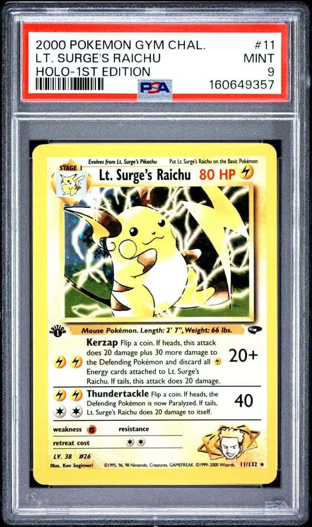 Lt. Surge's Raichu