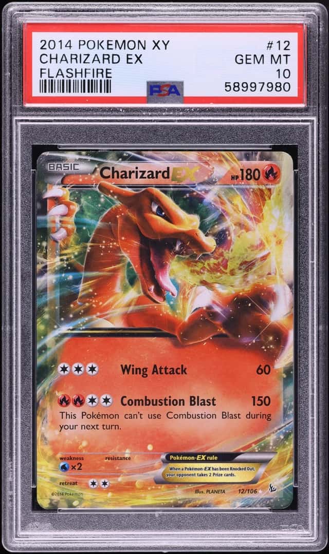 2014 Pokemon XY Flashfire Holo Charizard EX #12 PSA 10 GEM MINT