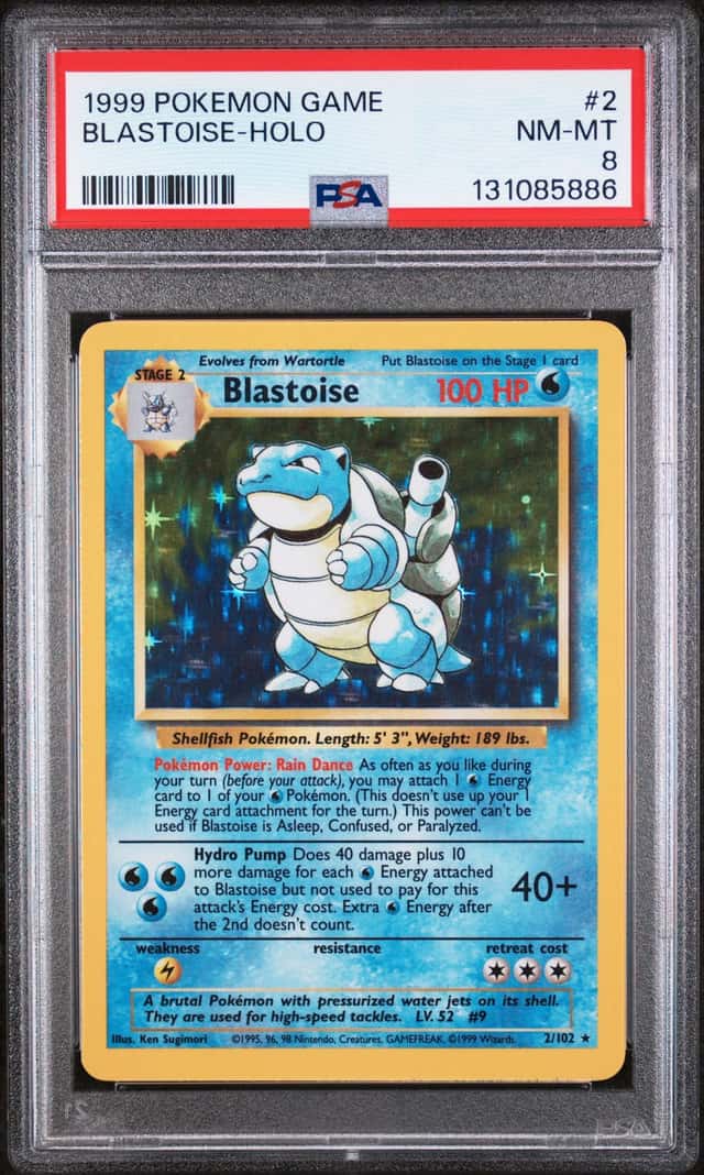 1999 Pokemon Game Holo Blastoise #2
