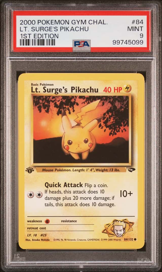 Lt. Surge's Pikachu