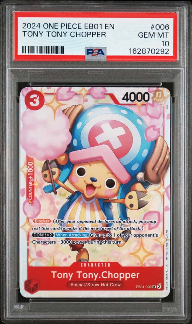 2024 One Piece Extra Booster Memorial Collection Tony Tony Chopper #EB01-006