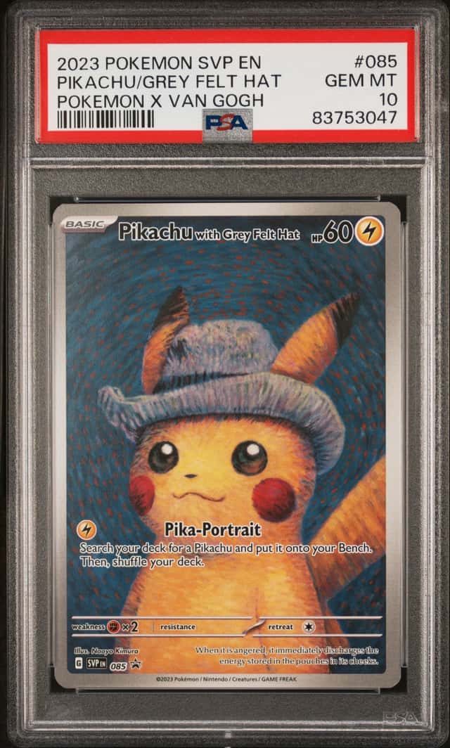 Pikachu/Grey Felt Hat
