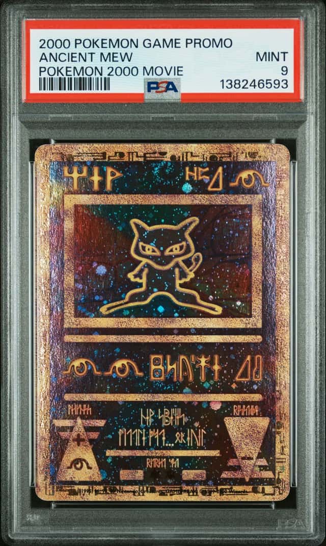 2000 Pokemon Game Promo Pokemon Movie 2000 Ancient Mew PSA 9 MINT