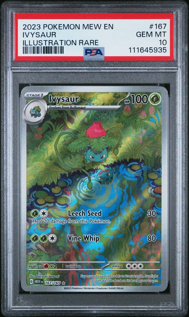 111645935 Ivysaur 2023 Pokemon Scarlet Violet 151 MEW EN #167 PSA 10