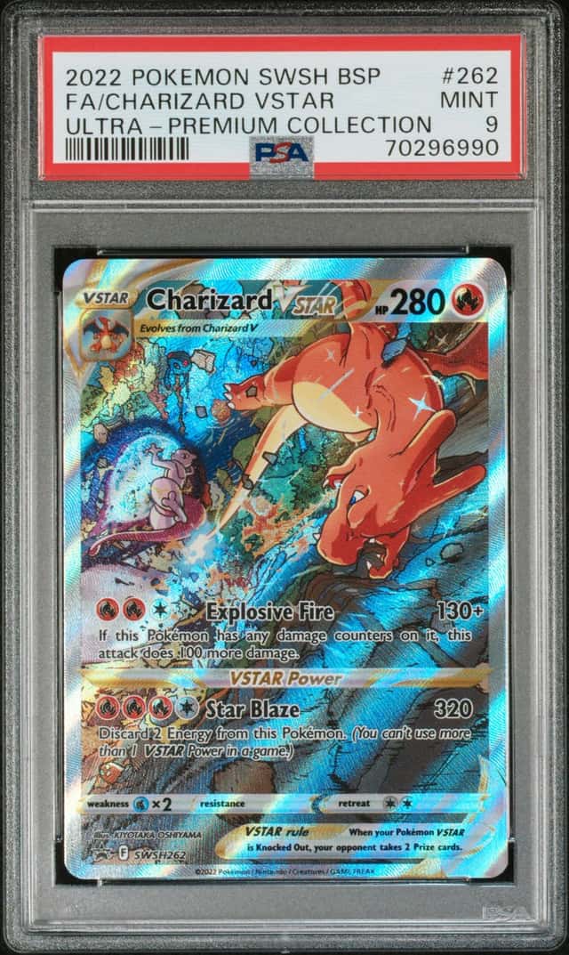 6990 Charizard VSTAR 2022 Pokemon Sword Shield Ultra Premium Promo SWSH262 PSA 9