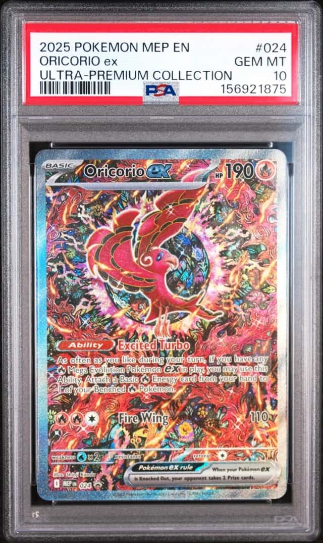 2025 POKEMON MEP PROMO ULTRA-PREMIUM COLLECTION #024 ORICORIO EX PSA 10