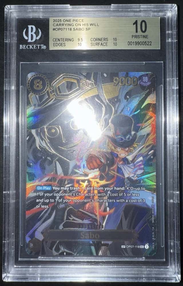 BGS 10 One Piece OP07-118 Sabo SP (OP13)