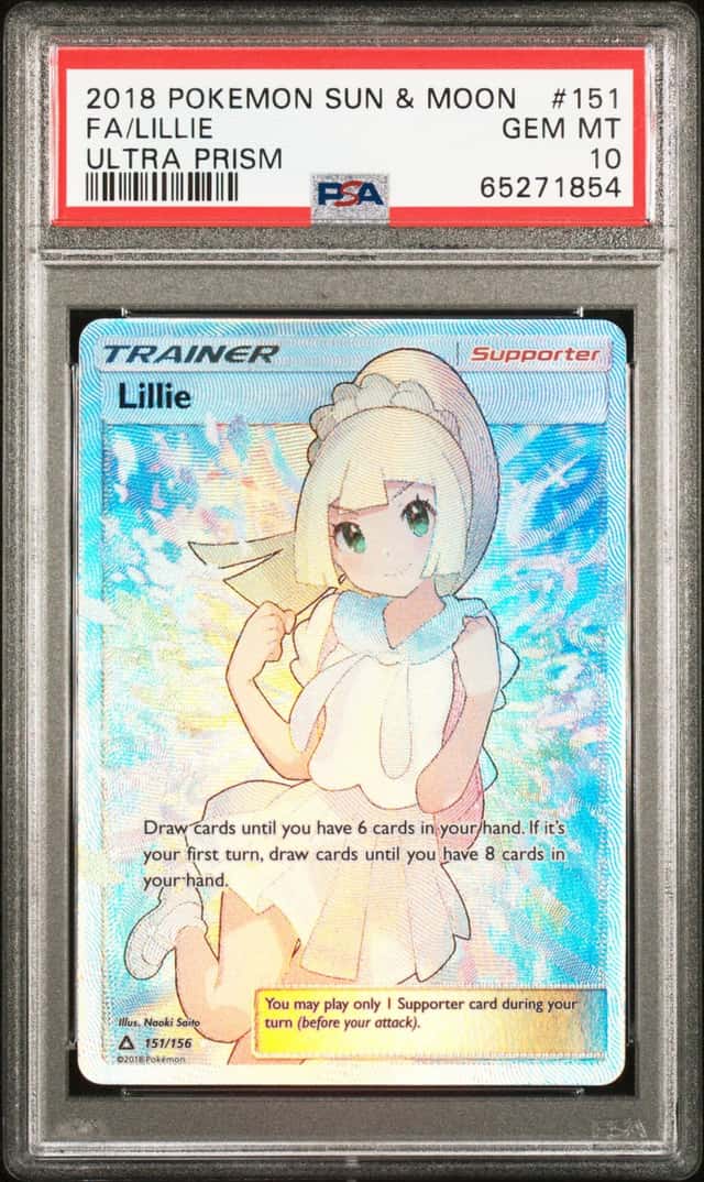 2018 Pokemon Sun & Moon Ultra Prism #151 FA Lillie PSA 10 GEM MINT