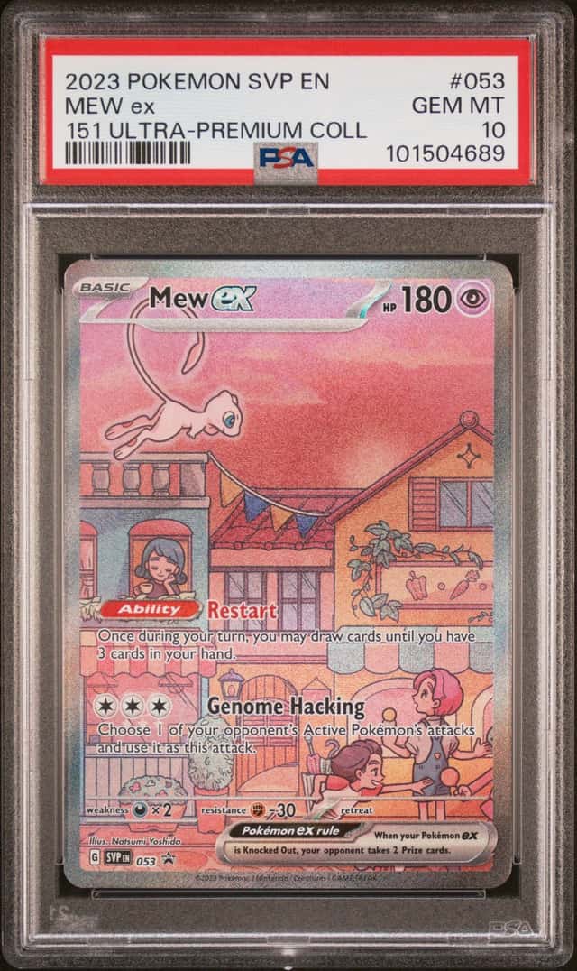 2023 Pokemon SV Black Star Promos Mew ex #053 PSA 10 GEM MINT