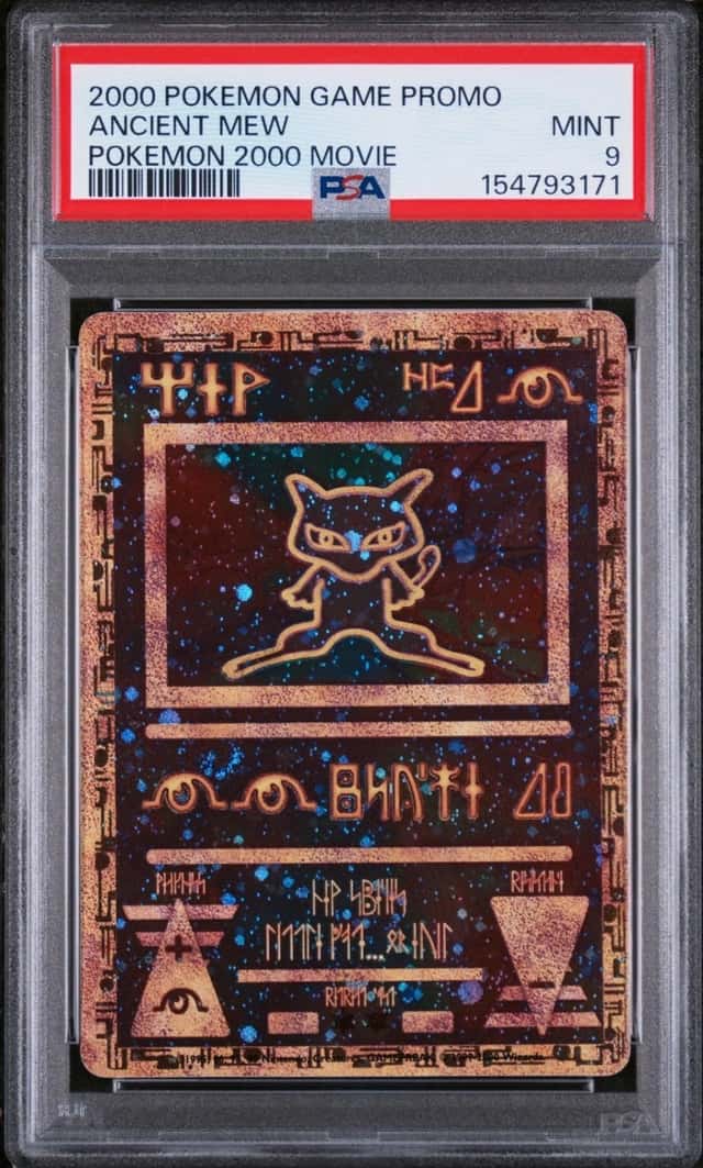 2000 POKEMON GAME MOVIE POKEMON 2000 MOVIE ANCIENT MEW PSA 9