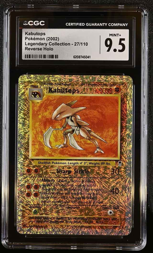 Pokemon Kabutops Legendary Coll. 27/110 Reverse Holo CGC 9.5