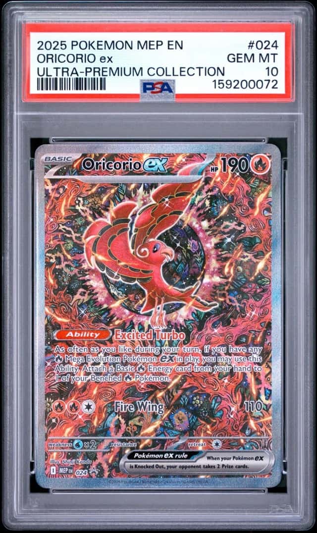 2025 POKEMON MEP PROMO ULTRA-PREMIUM COLLECTION #024 ORICORIO EX PSA 10