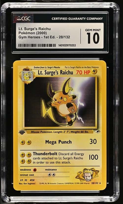 Lt. Surge's Raichu