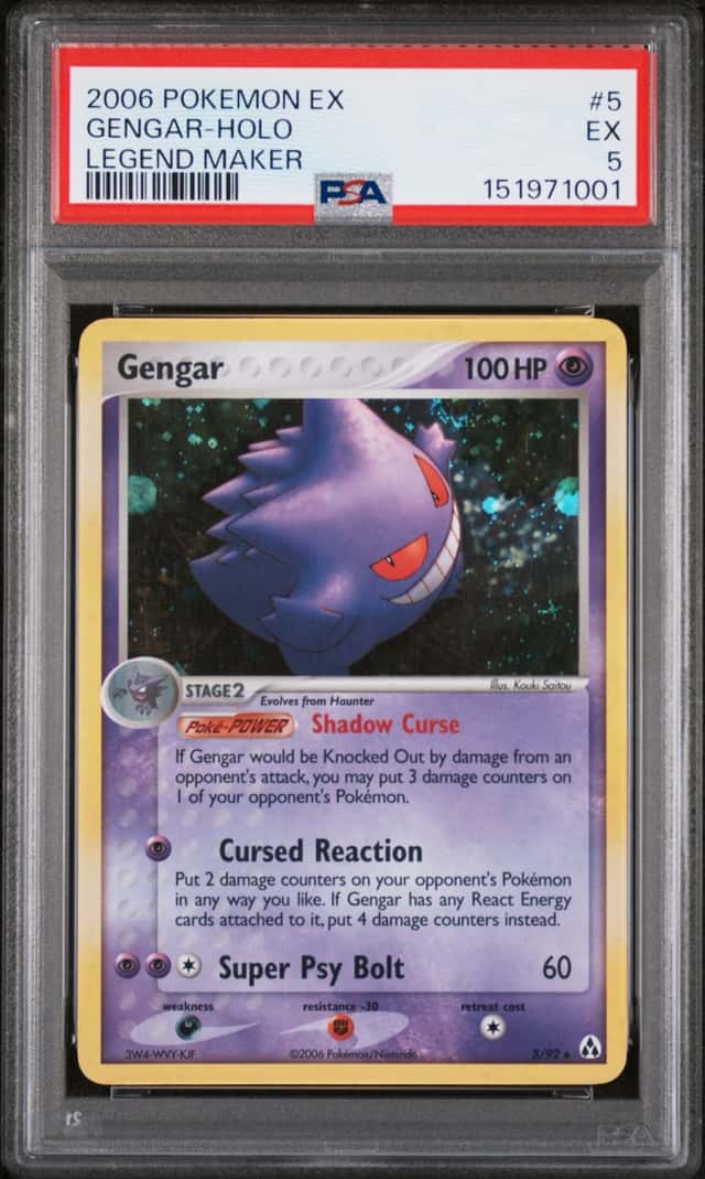 Gengar Holo #5 Legend Maker 2006 Pokemon PSA 5 151971001