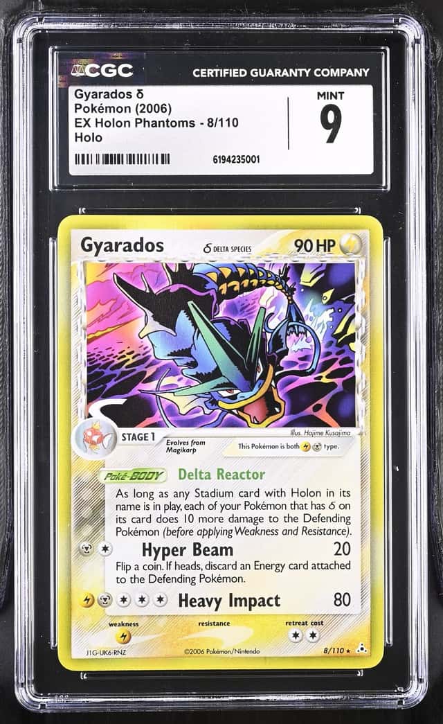 Pokemon Gyarados EX Holon Phantoms 8/110 Holo CGC 9 Mint