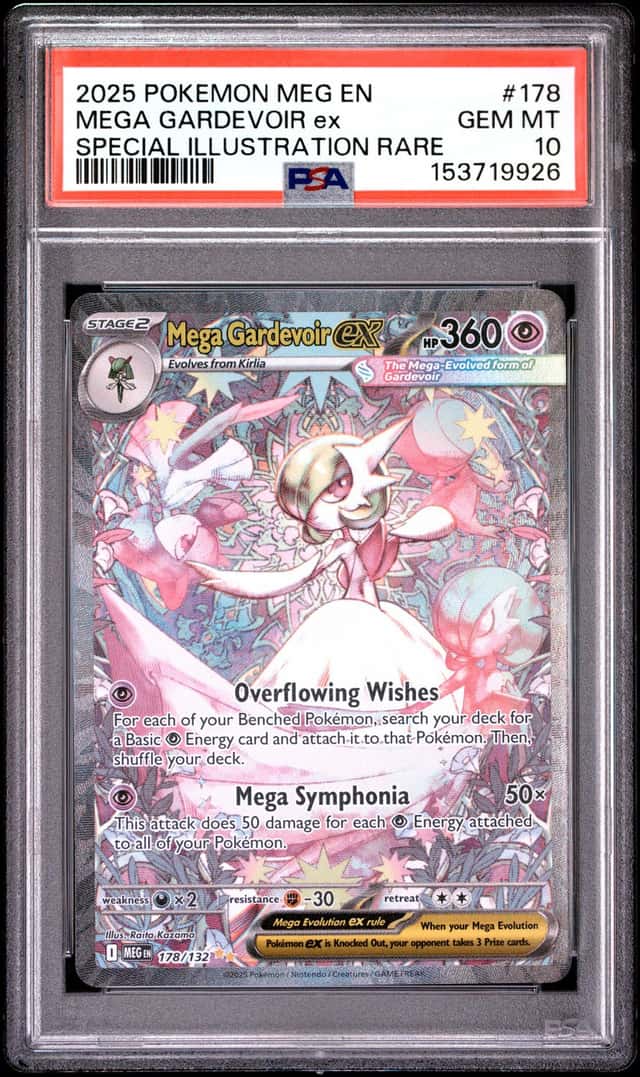 Pokemon Mega Gardevoir ex Mega Evolution 178 Special Illustration Rare PSA 10