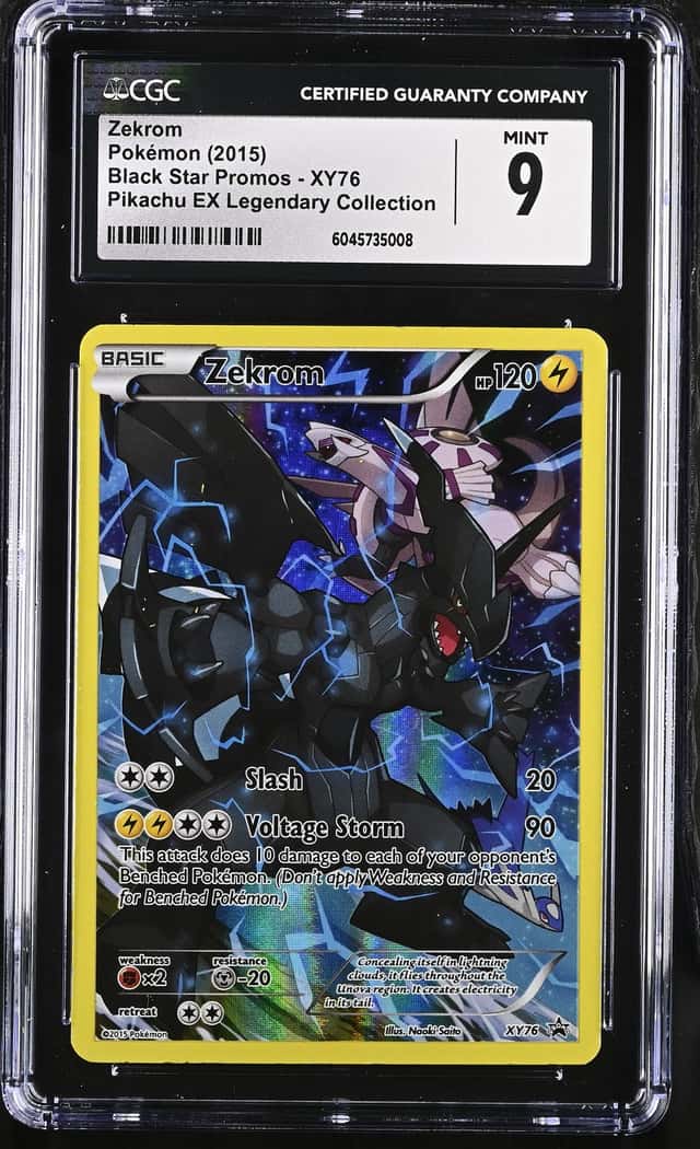 Pokémon TCG Zekrom Holo Ultra Rare XY76 Black Star Promo CGC 9