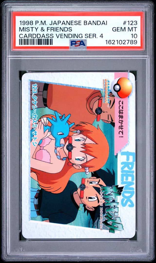 PSA 10 2026 CERT MISTY & FRIENDS 1998 POKEMON JAPANESE BANDAI CARDDASS #123