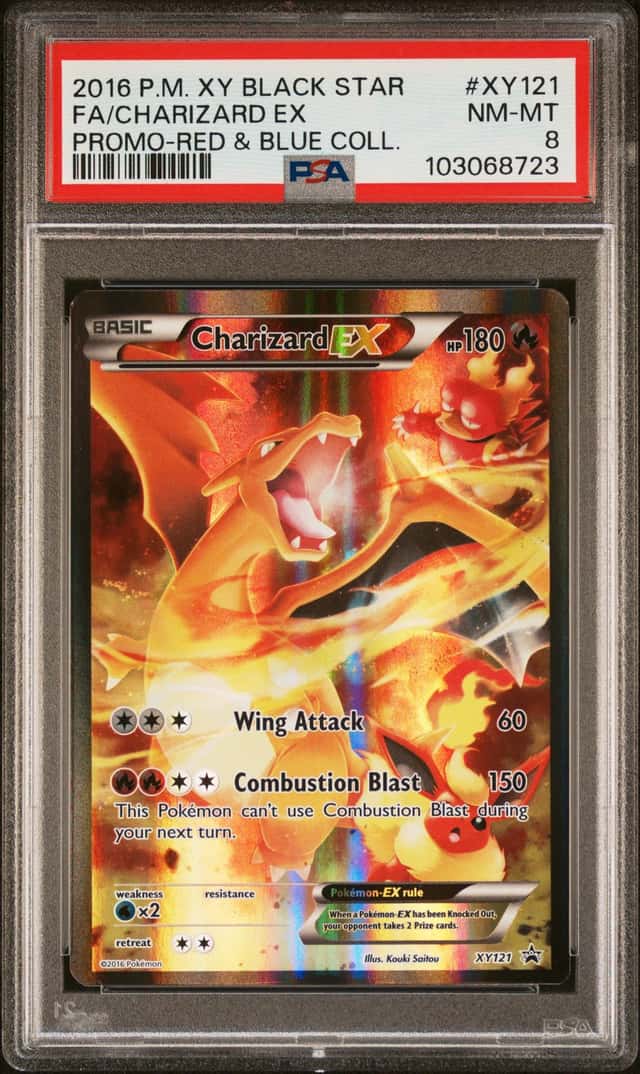 Pokemon XY Promos Charizard EX Full Art 2016 #XY121 PSA 8