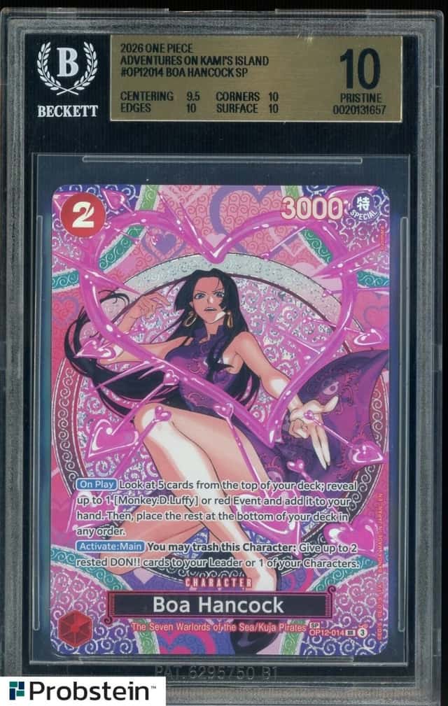 2026 One Piece Adventures on Kami's Island OP12014 Boa Hancock SP BGS 10
