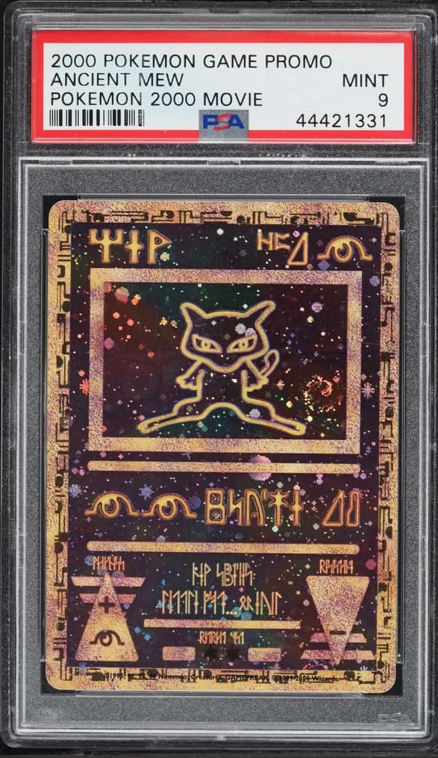 2000 Pokemon Movie Promo Ancient Mew PSA 9 MINT