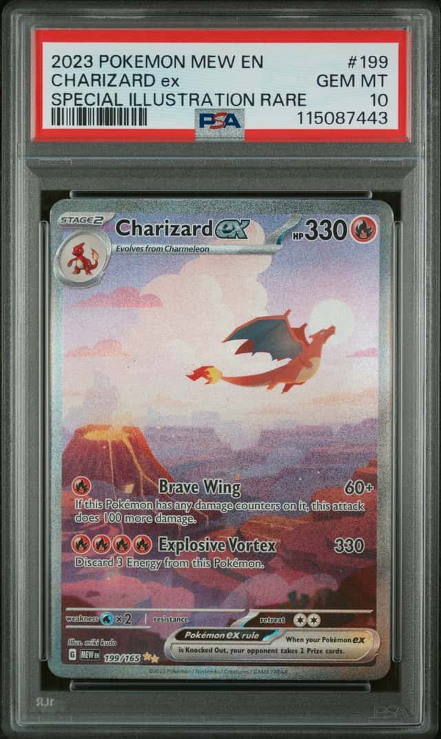 2023 Pokemon SV 151 Charizard ex Special Illustration Rare #199/165 PSA 10