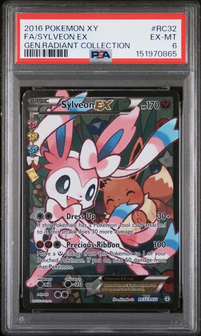 Sylveon ex #RC32 Generations Radiant Collection 2016 Pokemon PSA 6 151970865