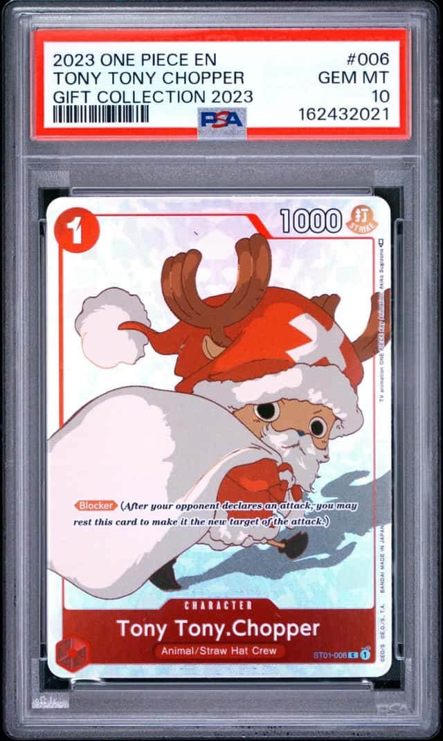 One Piece Tony Tony Chopper Gift Coll. 2023 ST01-006 PSA 10 Gem Mint
