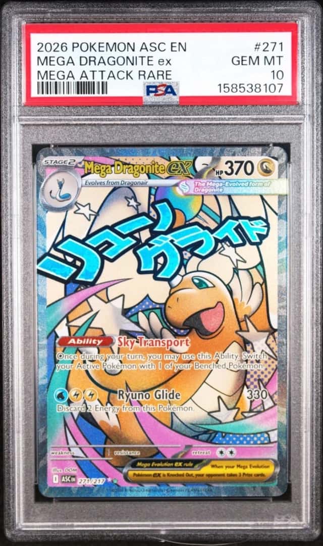 Pokemon Ascended Heros 2026 Mega Dragonite ex PSA 10