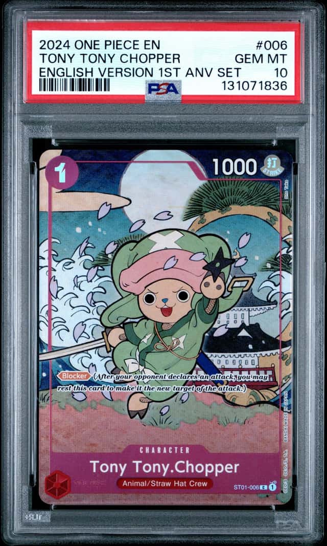 2024 One Piece Promo 1st Anniversary Set Tony Tony Chopper #ST01-006