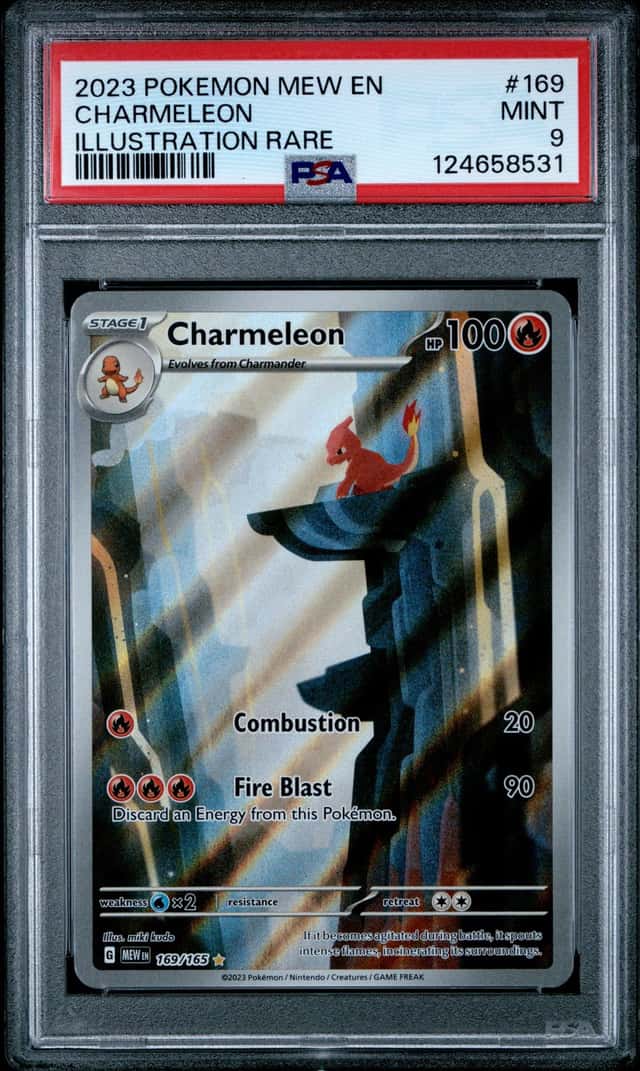 The Pokemon Company Charmeleon 169/165 SV 151 Illus Rare Holo EN PSA 9 2023