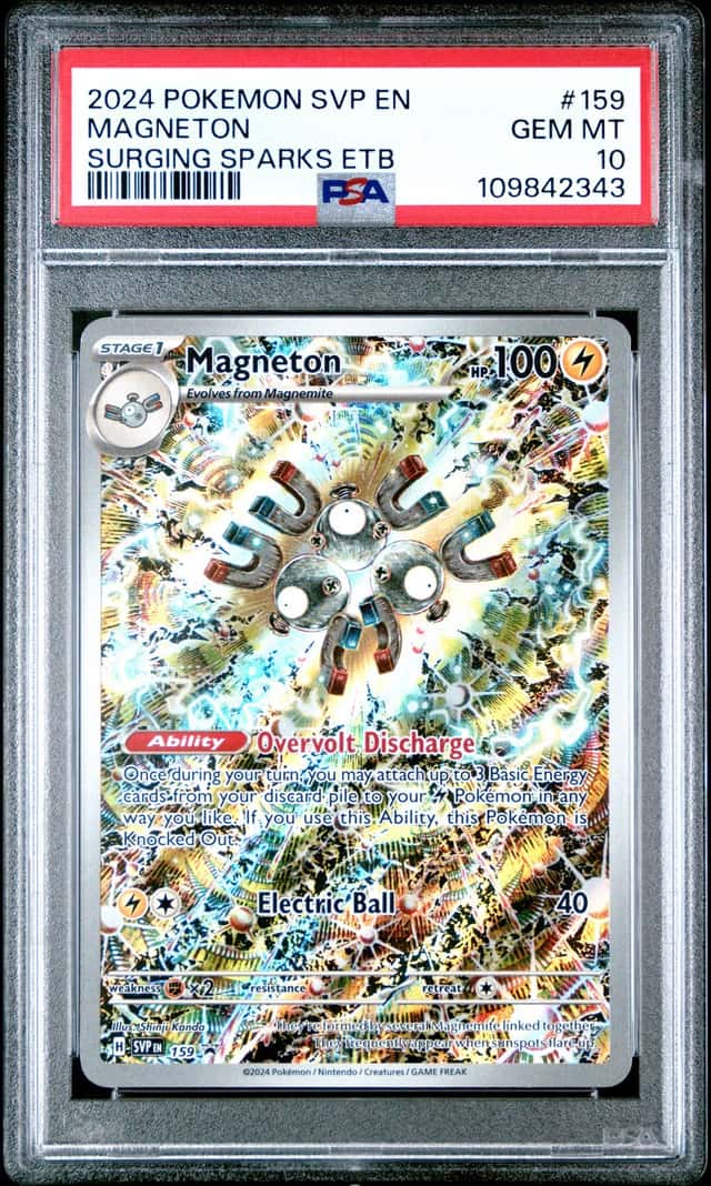 2024 Pokemon SV Black Star Promos Magneton #159 PSA 10 GEM MINT (43)