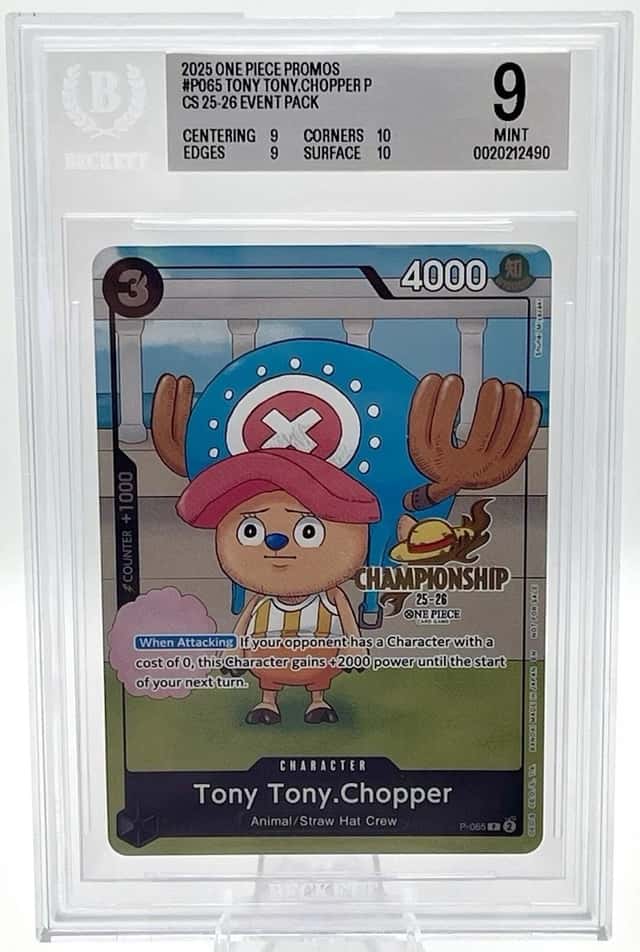 Tony Tony.Chopper (CS 25-26 Event Pack) P-065 One Piece Promotion BGS 9