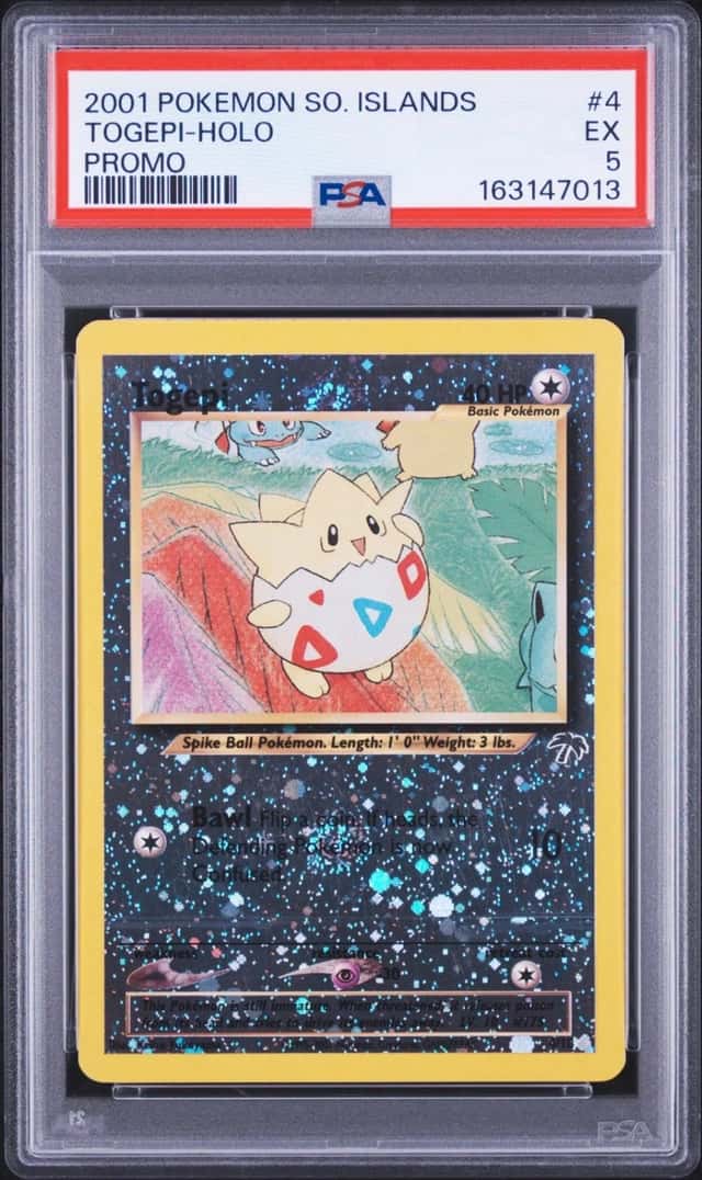 2001 POKEMON SOUTHERN ISLANDS PROMO #4 TOGEPI-HOLO PSA 5