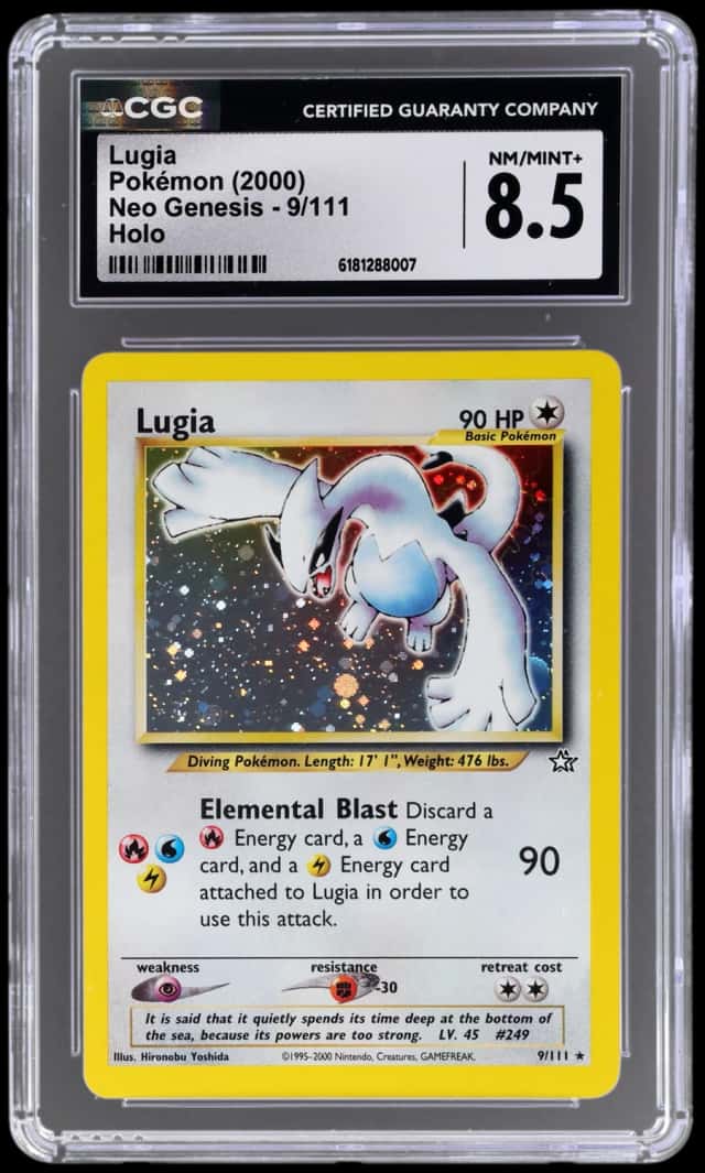 2000 Pokemon Neo Genesis Holo Lugia #9