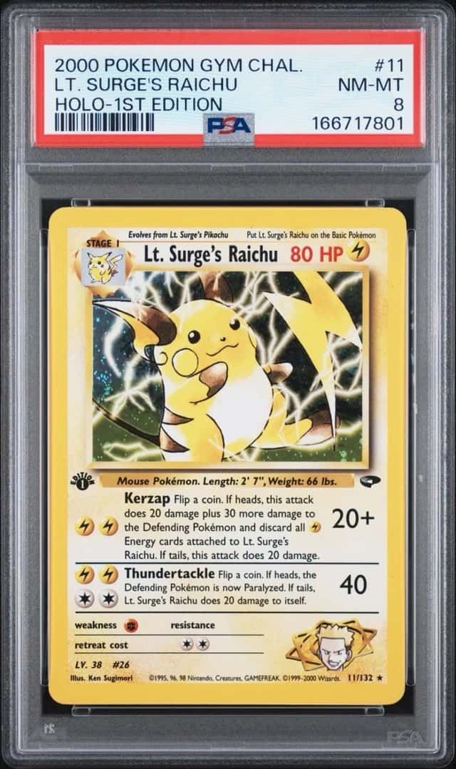 Lt. Surge's Raichu