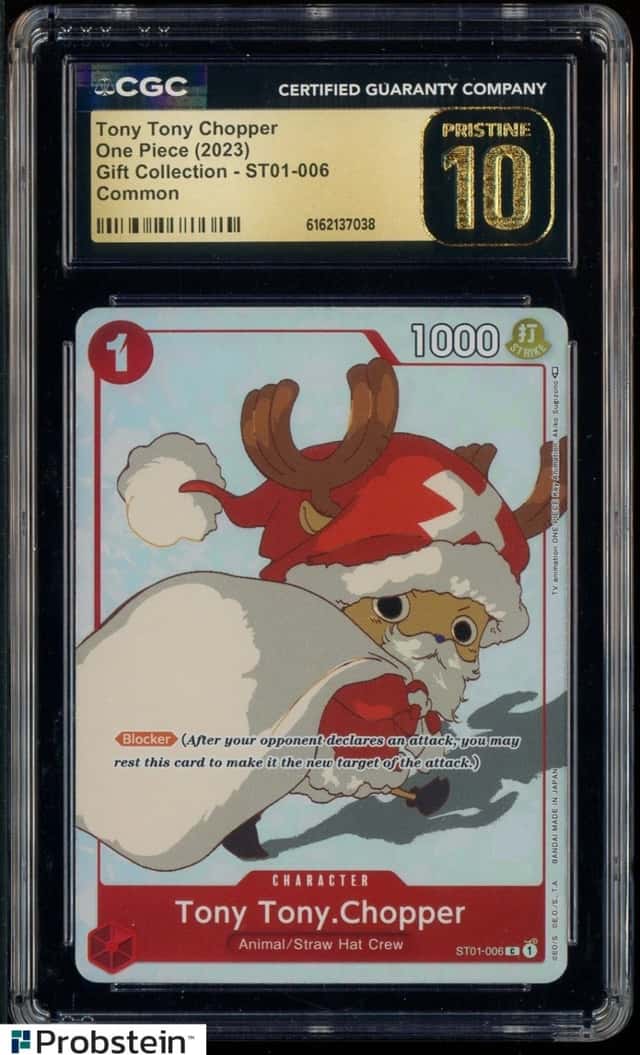 2023 One Piece EN Gift Collection #006 Tony Tony Chopper CGC 10 PRISTINE