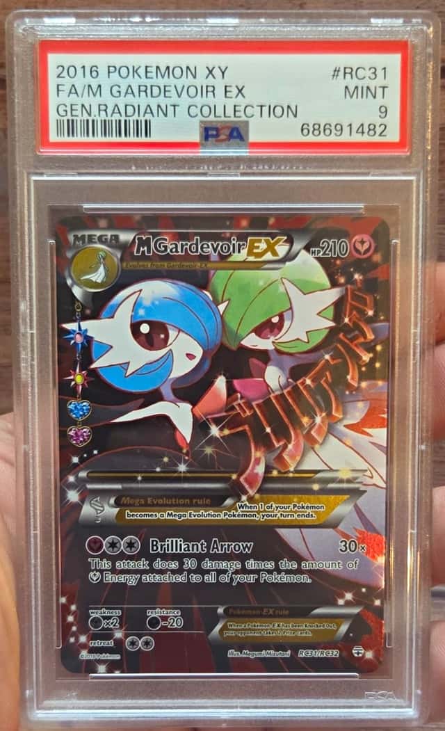 Pokemon 2016 XY Generations Radiant Collection #RC31 FA/M Gardevoir EX PSA 9